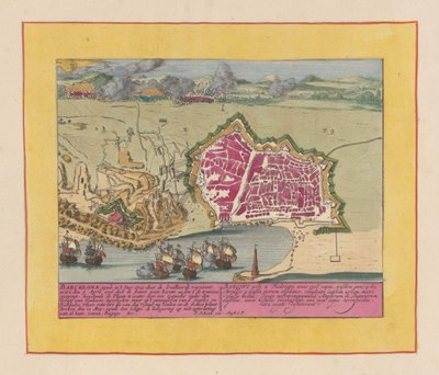 Siege of Barcelona, 1706 by Pieter Schenk (I)