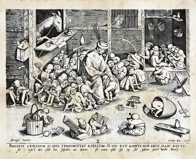 Allegory of Education by Pieter The Elder Brueghel