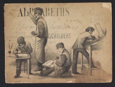 Album with Fonts by Pieter Wilhelmus van de Weijer