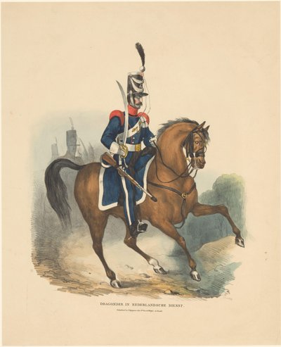 Soldier on Horseback by Pieter Wilhelmus van de Weijer