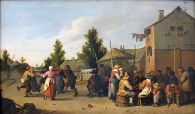 Peasant Amusement by Pieter de Bloot
