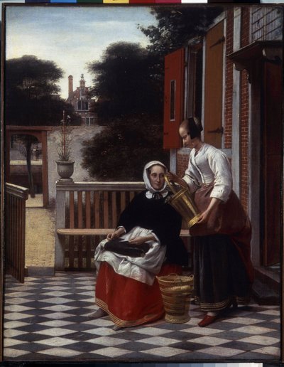 A Mistress and Her Maid by Pieter de Hooch