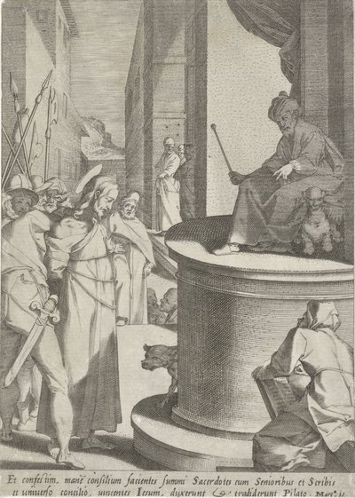 Christ Before Pilate by Pieter de Jode (I)