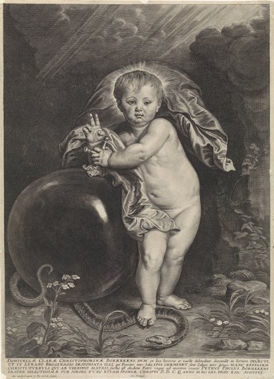 Christ Child with Orb by Pieter de Jode (II)