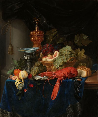 Still Life with Golden Goblet, c.1655 by Pieter de Ring