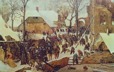 The Adoration of the Magi in the Snow by Pieter the Elder Bruegel