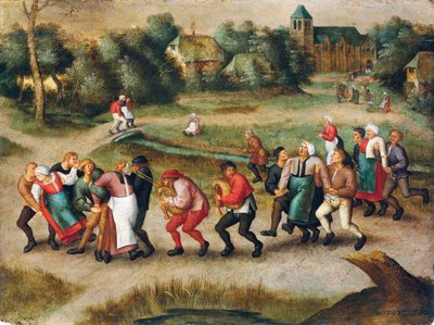 Pilgrimage of Epileptics to Molenbeek by Pieter the Younger Brueghel