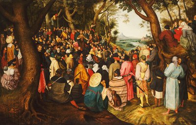 Saint John the Baptist preaching in the Wilderness by Pieter Brueghel the Younger