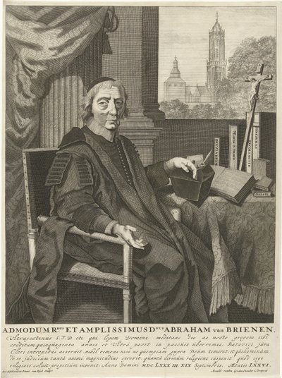 Portrait of Pastor Abraham van Brienen by Pieter van Dijck