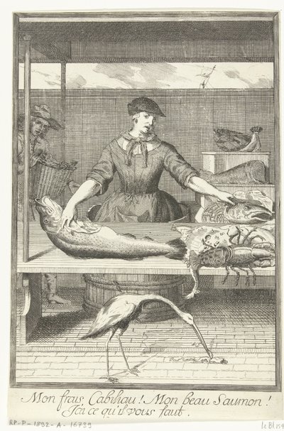 Fish Seller by Pieter van den Berge