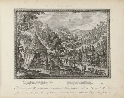 Drunkenness of Noah by Pieter van der Borcht (I)