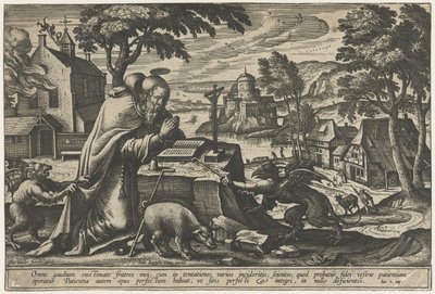 The Temptation of Saint Anthony by Pieter van der Borcht (I)