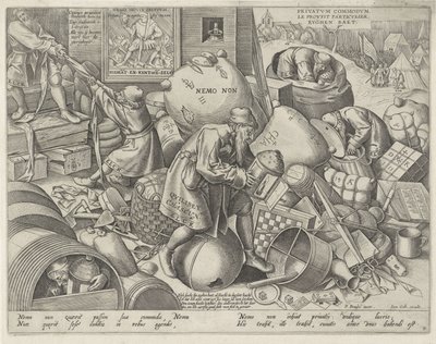 Allegory of Selfishness by Pieter van der Heyden