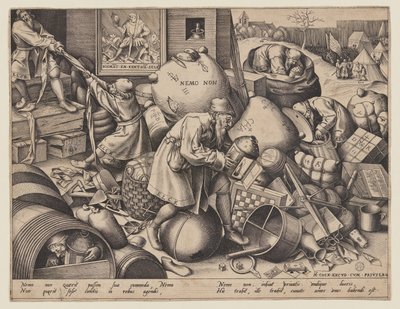 Every Man Looks for His Own Profit by Pieter van der Heyden