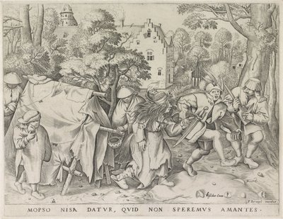 The Dirty Bride or the Wedding of Mopsus and Nisa by Pieter van der Heyden