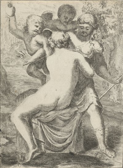 Jupiter Seduces Callisto by Pieter van der Plas (II)