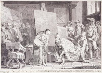 Emperor Charles V Picking Up Titian