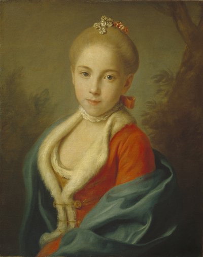 Portrait of Princess Catherine of Holstein-Beck by Pietro Antonio Rotari