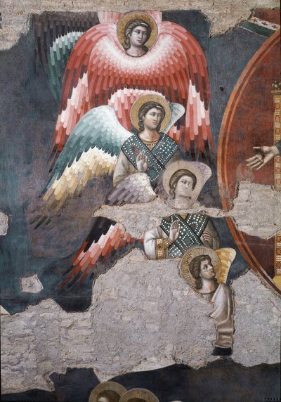 The Last Judgment (Detail) - Fresco by Pietro Cavallini