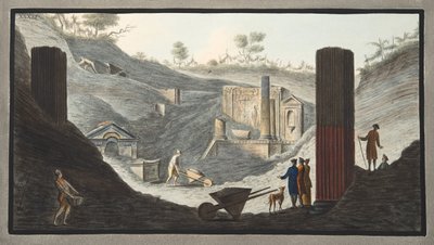 Early Excavations at Herculaneum, from 