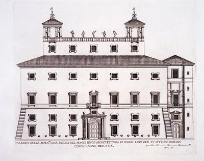 Palazzo Serenissima, Casa Medici, on the Pincio Hill, Rome, from 