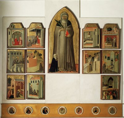 Polyptych of the Life of Beata Umilta by Pietro Lorenzetti