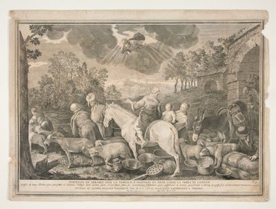 Departure of Abraham to Canaan by Pietro Monaco