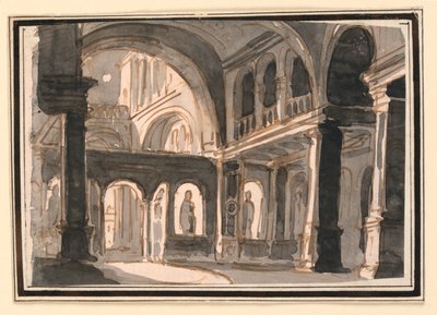 Stage Design, Church Interior by Pietro Narducci