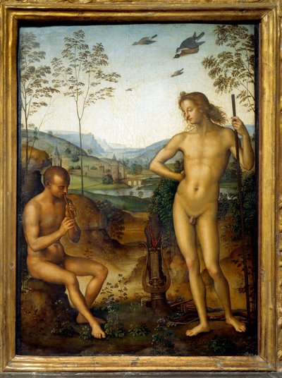 Apollo and Marsyas by Pietro Perugino