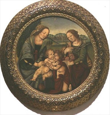 Madonna and Child with St. Elizabeth and the Infant St. John the Baptist by Pietro Perugino