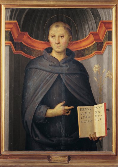 Saint Nicholas of Tolentino by Pietro Perugino