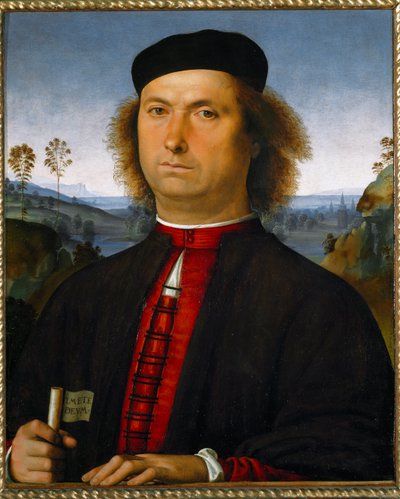 Portrait of Francesco delle Operere by Pietro Perugino