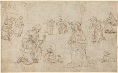 The Adoration of the Shepherds, c.1517 by Pietro Perugino