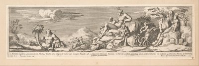 Allegory on the Route between Rome and Florence (History of Emperor Constantine) by Pietro Sante Bartoli