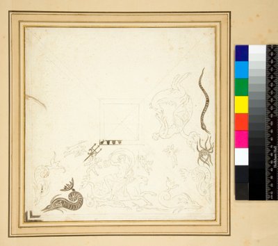 An incomplete drawing of the 