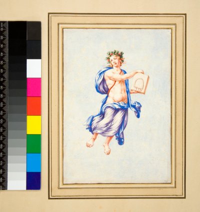Male Figure Hovering by Pietro Santi Bartoli