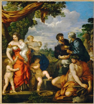 The Alliance of Jacob and Laban by Pietro da (1596-1669) Cortona