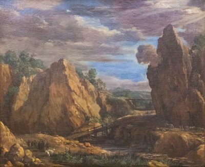 The Alum Mines in Tolfa, c.1630 by Pietro da (1596 1669) Cortona