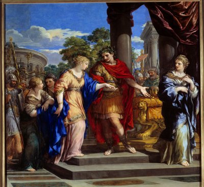 Caesar Puts Cleopatra Back on the Throne of Egypt by Pietro da Cortona