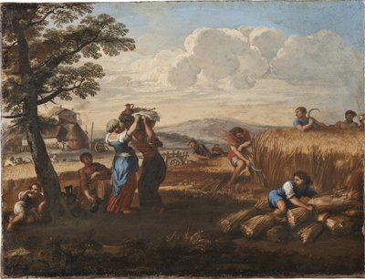 Landscape with Harvesting by Pietro da Cortona