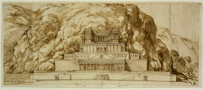 Reconstruction of the Temple of Palestrina by Pietro da Cortona