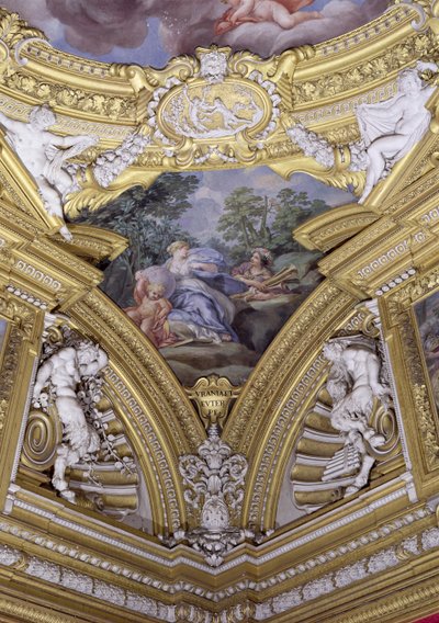 The Hall of Apollo (detail) by Pietro da Cortona