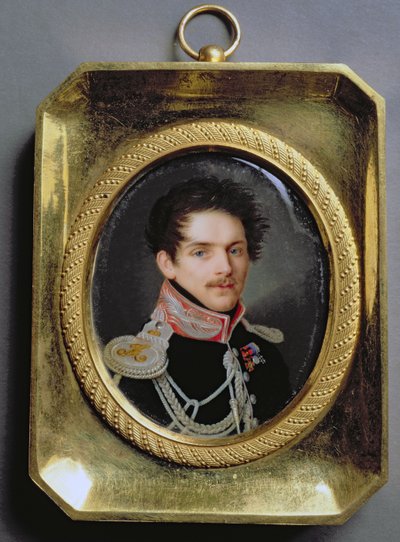 Portrait of Sergei Grigorievich Stroganov by Pietro de Rossi