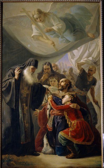 Farewell to Grand Prince Michael of Tver by Pimen Nikitich Orlov