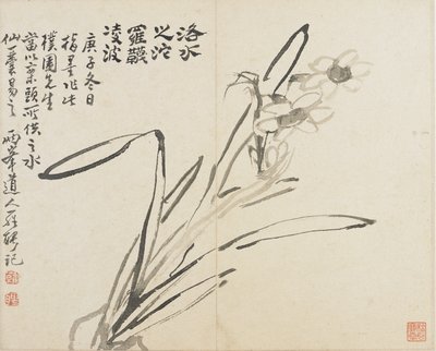 Landscapes, Flowers and Birds: Narcissus by Luo Ping