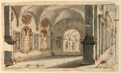 Stage Design, Inside of Apses by Pio Panfili