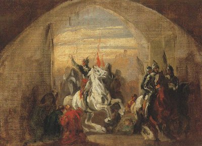 Boleslaw I Chrobry Entering Conquered Kiev by Piotr Michalowski