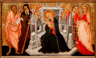 Madonna and Child with Saints by Pittore Marchigiano