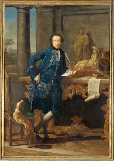 Charles John Crowle, Art-Lover by Pompeo Girolamo Batoni