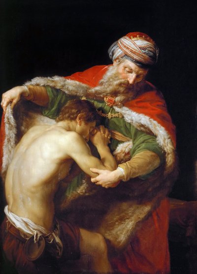 The Parable of the Prodigal Son by Pompeo Girolamo Batoni